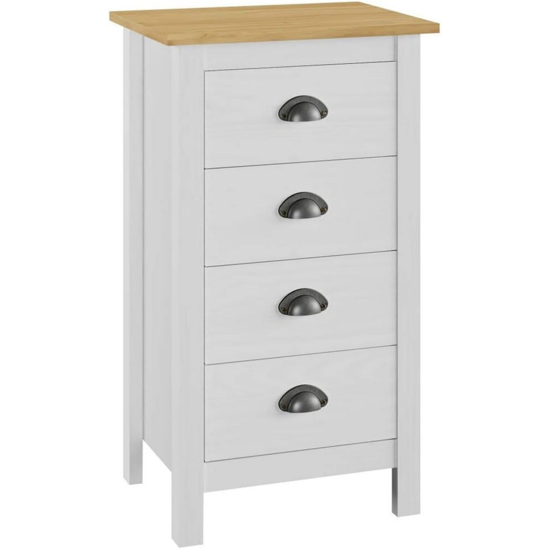 Buffet gris clair 46 x 35 x 80 cm