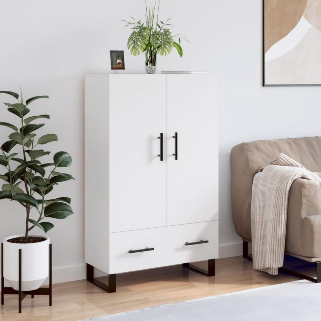 Buffet gris clair 69.5 x 31 x 115 cm