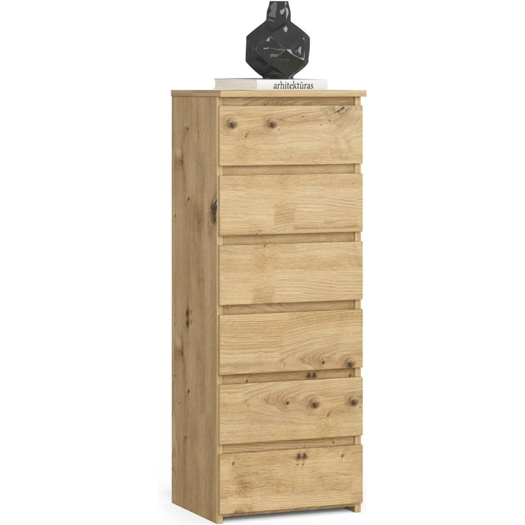 Armoire de rangement moderne marron 35 x 40 x 109 cm