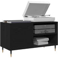 Meuble de rangement pour le salon gris fonce contemporain