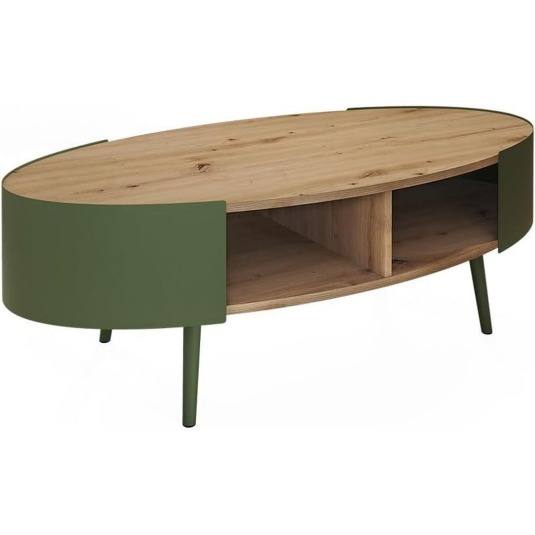 Table basse or en acier design moderne