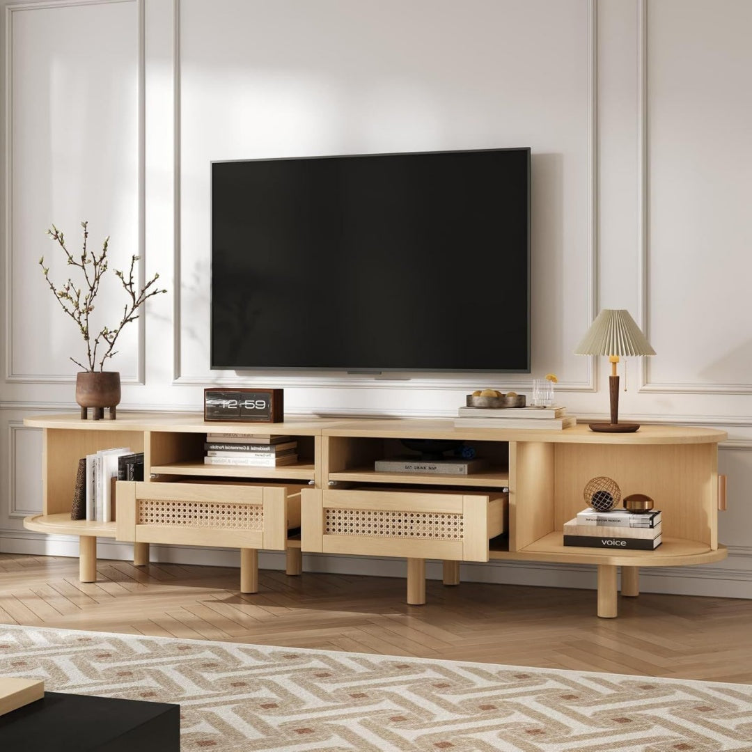 Meuble TV gris clair 170 x 40 x 40 cm