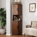 elegant meuble d'appoint gris clair esprit rustique